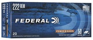 Federal 308B Power-Shok 308 Win 180 gr Jacketed Soft Point 20 Per Box/ 10 Case